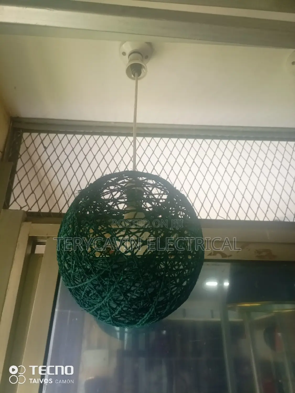 Green Sisal Light Shades