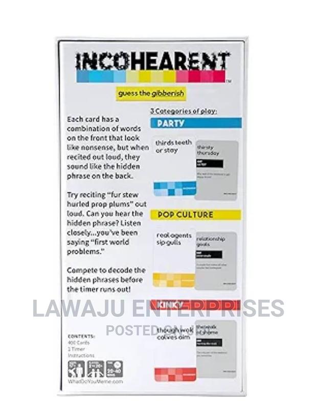 Incohearent - The Party Card Game - thumbnail 3