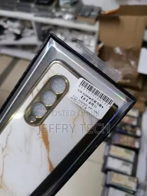Case Marble Series Case for Samsung Galaxy Z Fold3 5G Gold