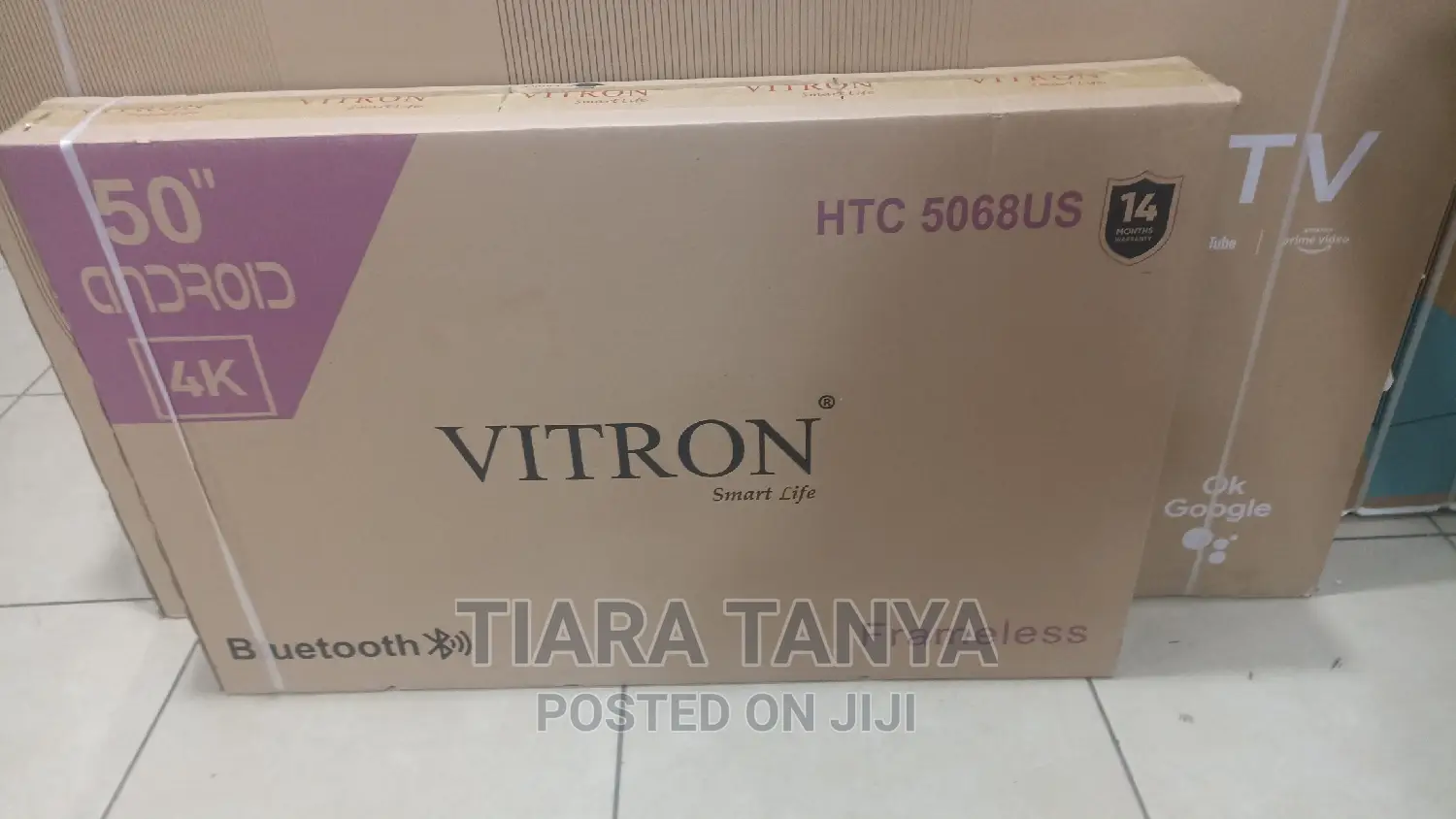 Vitron 50′′ Frameless Bluetooth R UHD Android TV