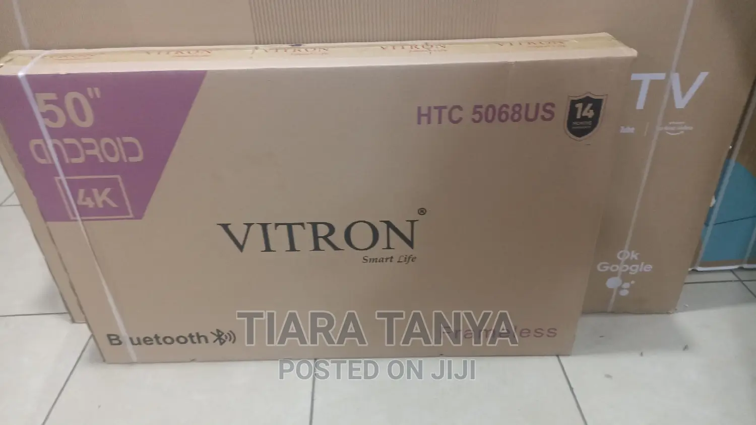 Vitron 50′′ Frameless Bluetooth R UHD Android TV