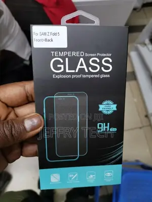 Galaxy Z Fold 5 Tempered Glass Full Cover Screen Protector