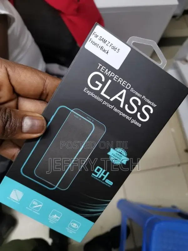 Galaxy Z Fold 5 Tempered Glass Full Cover Screen Protector