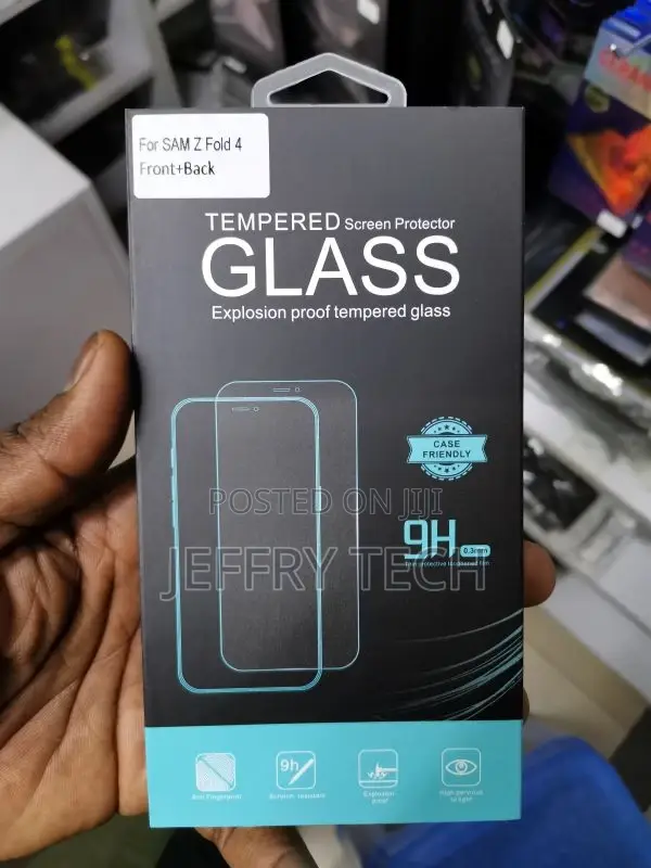 Galaxy Z Fold 4 Screen Protector Tempered Glass [Front Back