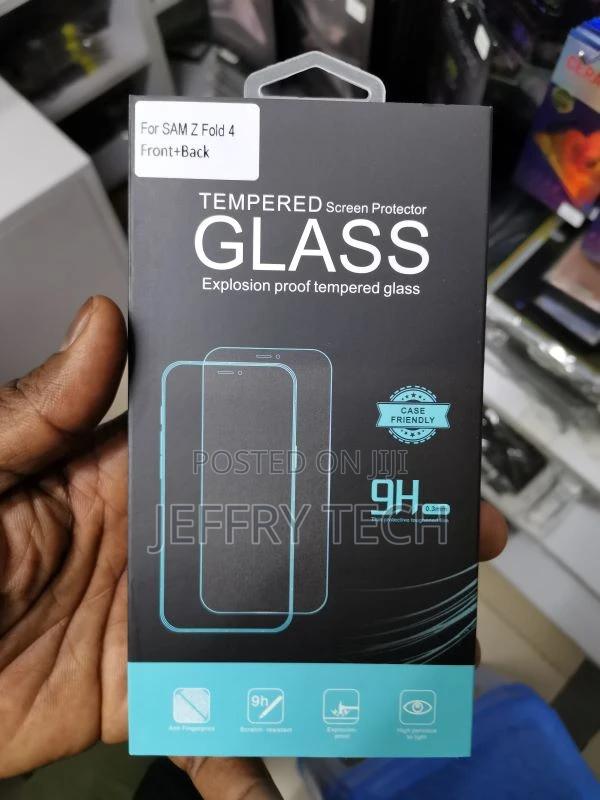 Galaxy Z Fold 4 Screen Protector Tempered Glass [Front Back - thumbnail 3