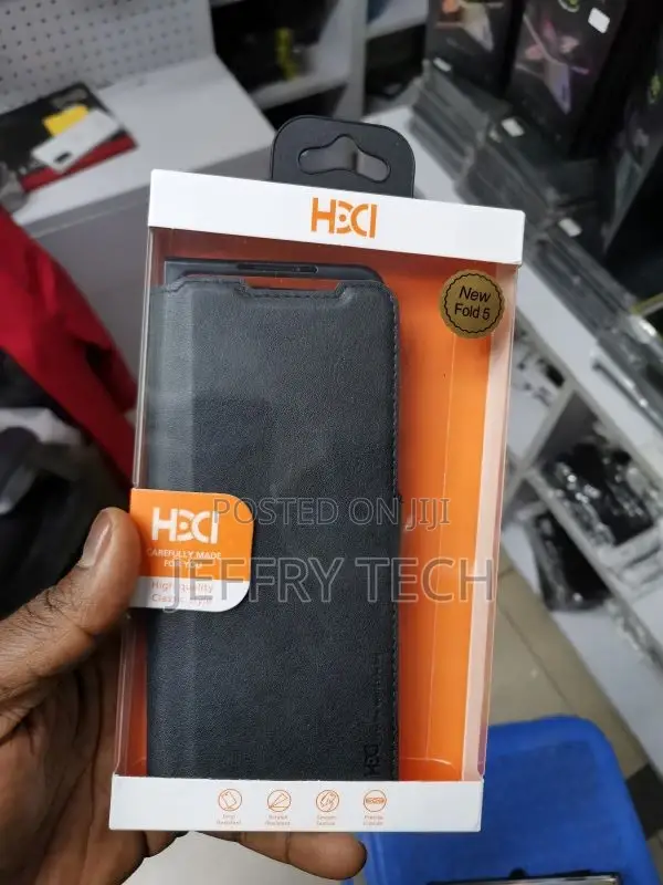 Galaxy Z Fold5 Leather Wallet Case