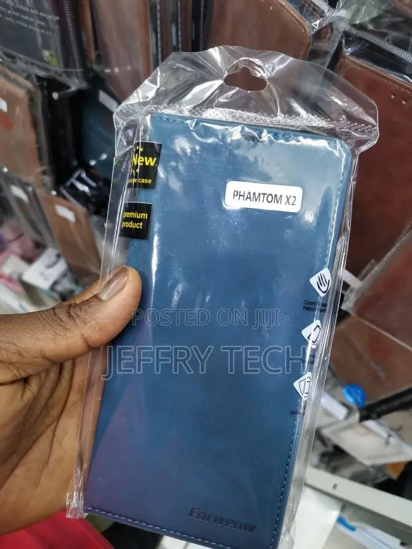 Leather Card Wallet Flip Cover for Tecno Phantom X2
