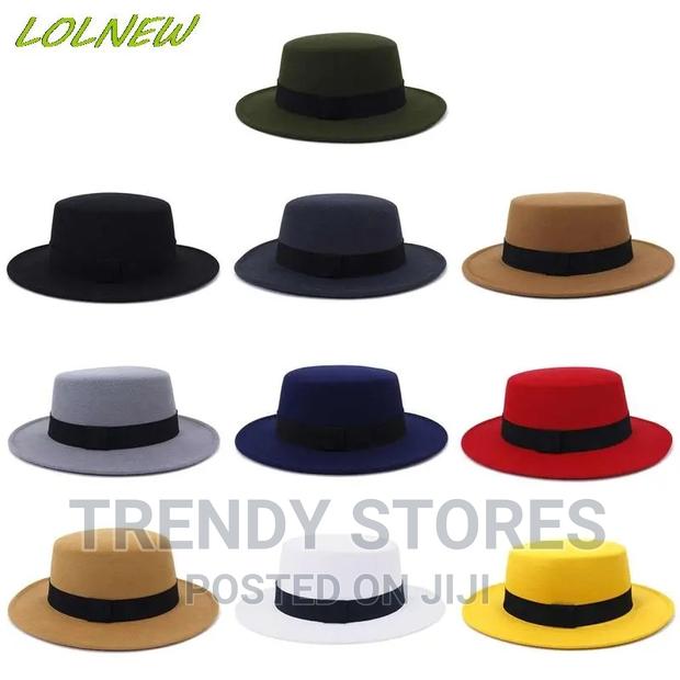 Flat Top Fedora for Ladies - thumbnail 4