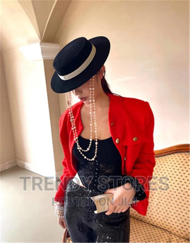 Flat Top Fedora for Ladies - thumbnail 3