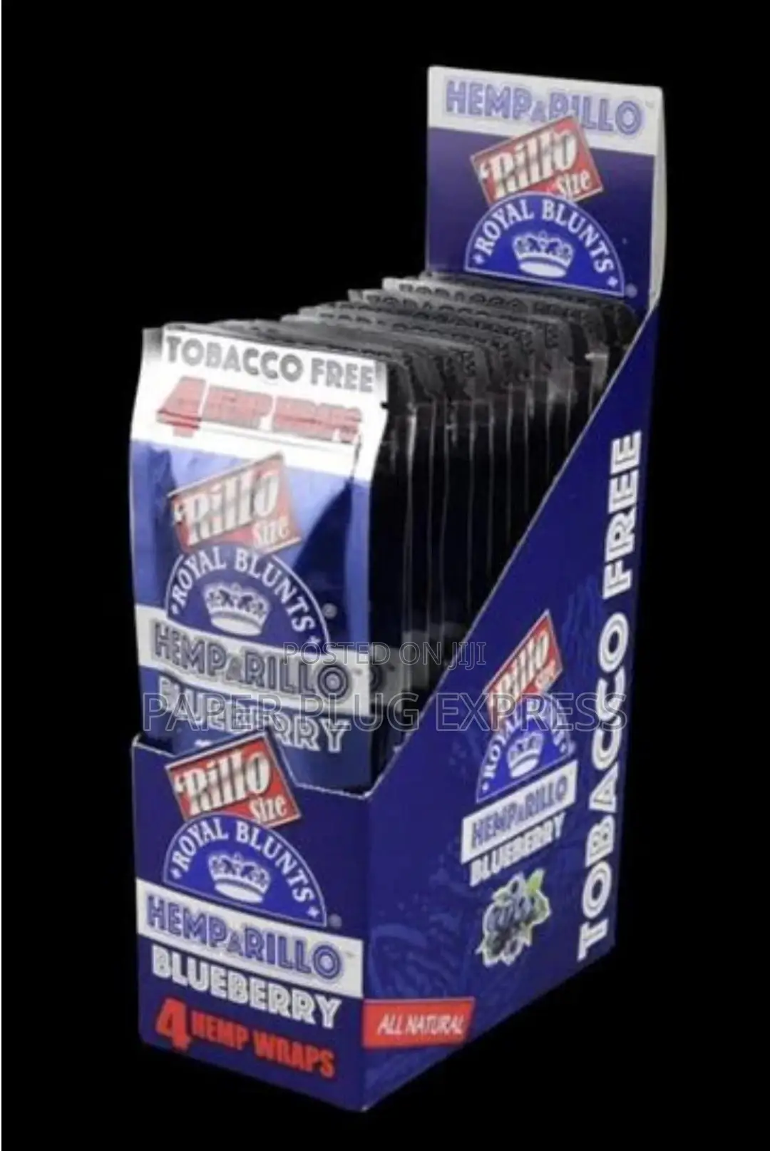 Royal Blunts Hemparillo Flavored Hemp Wraps - 4 Wrap Pack