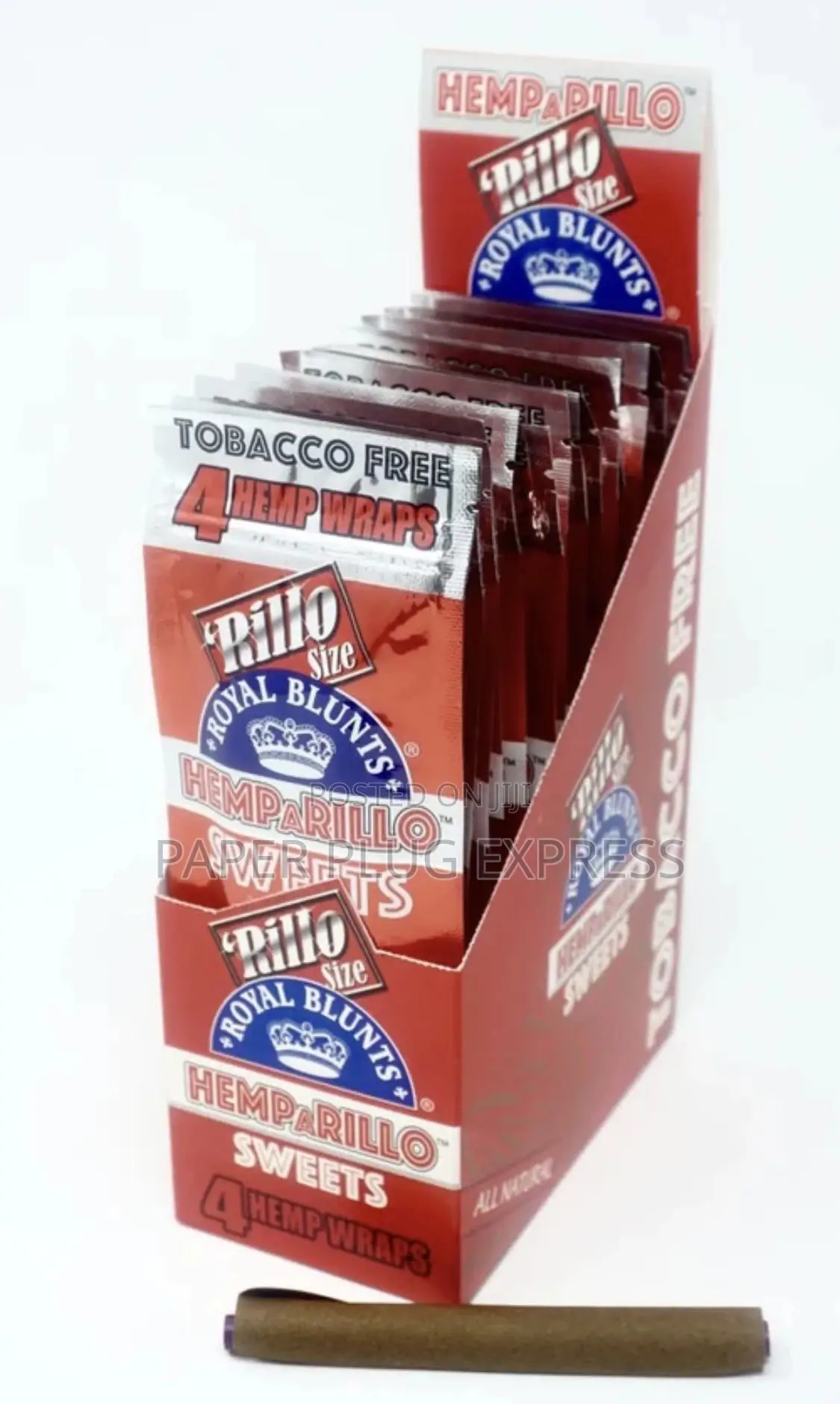 Royal Blunts Hemparillo Flavored Hemp Wraps - 4 Wrap Pack