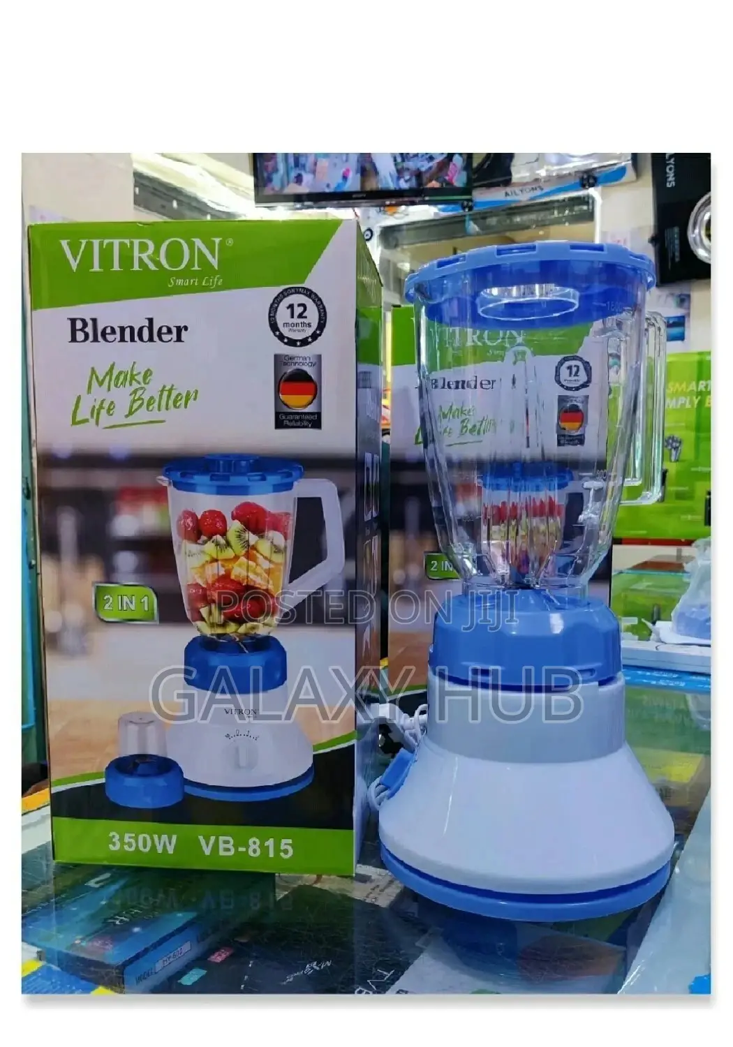 Vitron Blender With Grinder Vb 815 2 in 1