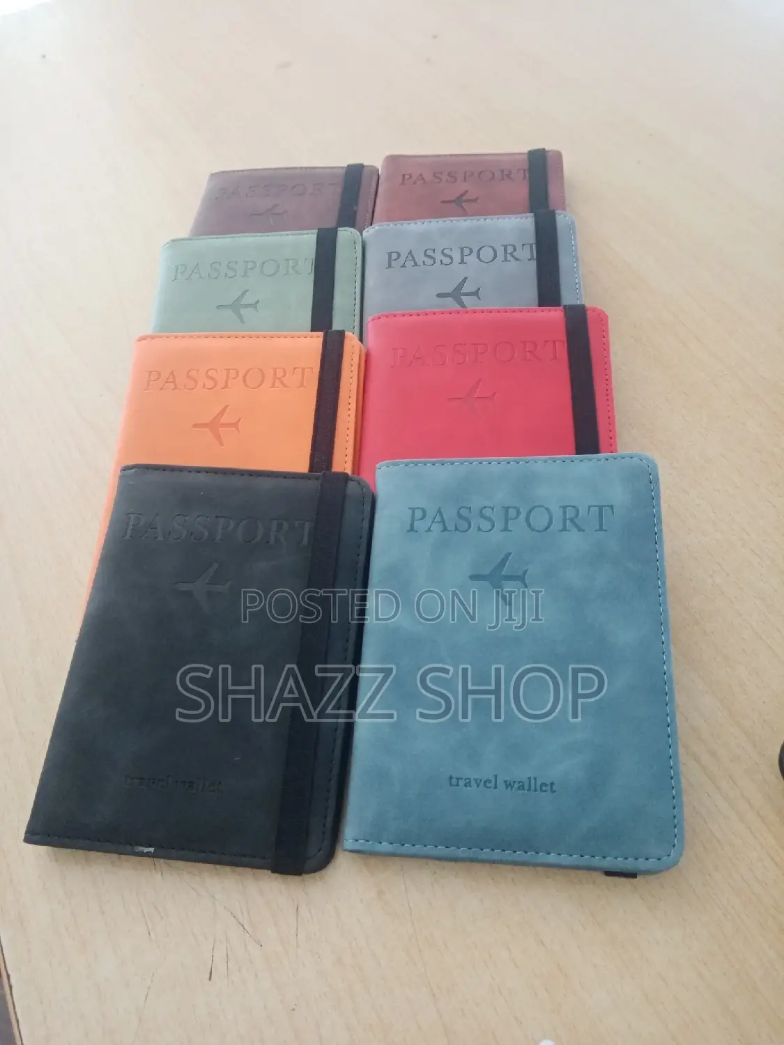 RFID Passport Bag Multi-Function Document Package Portable