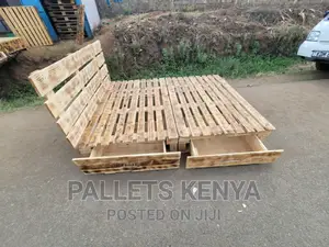 5*6 Pallet Bed- Detachable and With Drawers (WLC)