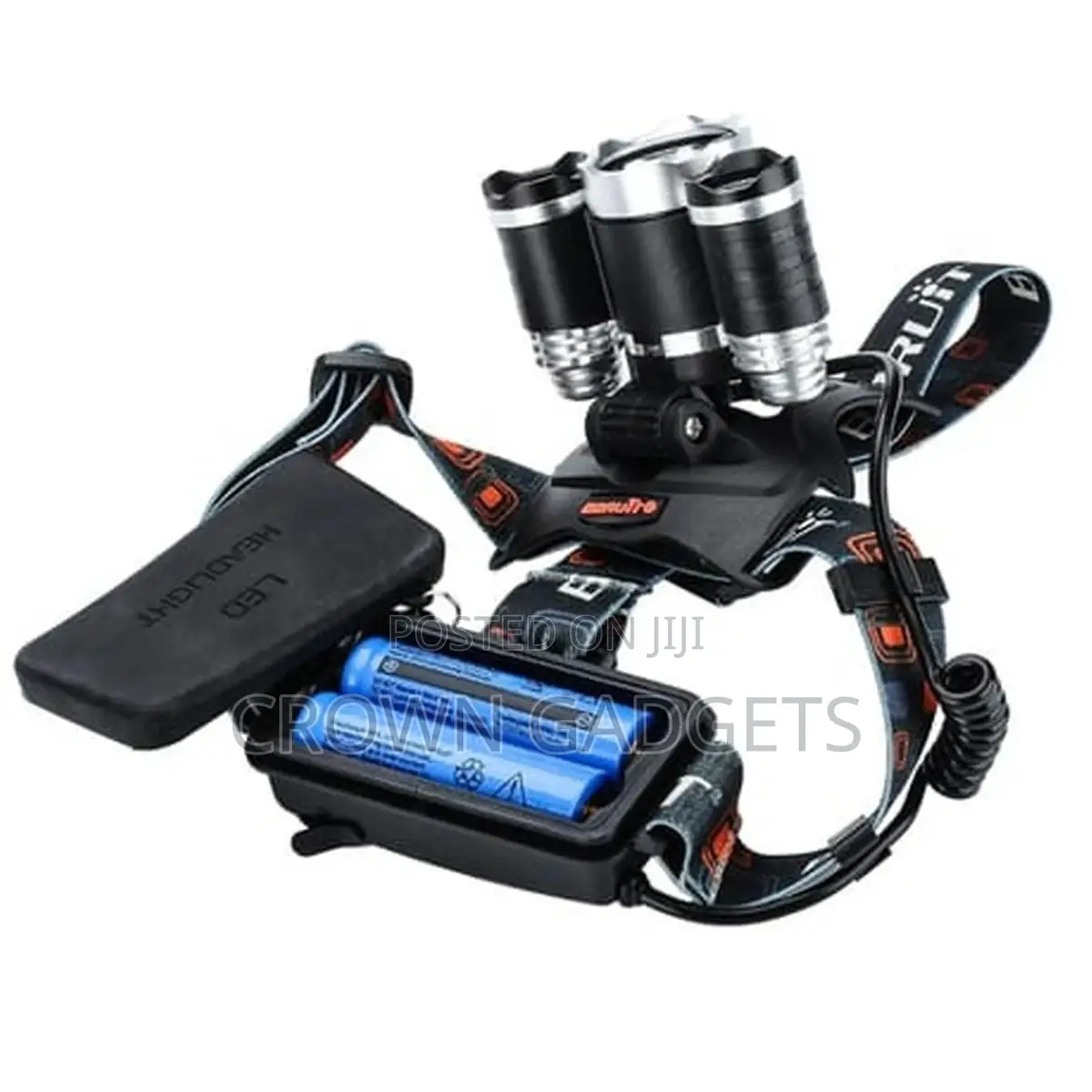 1200 Lumen Ultra-Light Bright LED Rechargeable Headlight