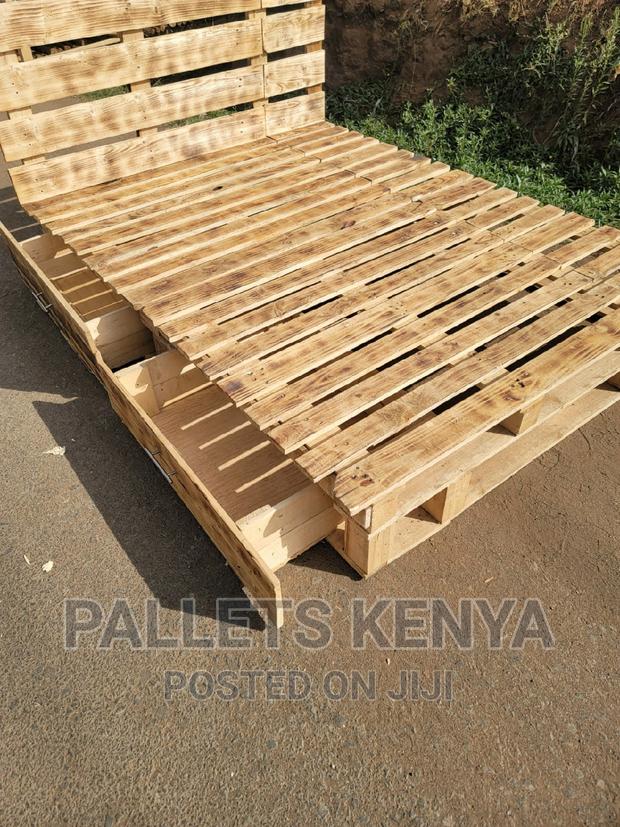 5*6pallet Bed- Detachable With Drawers (BCA,)