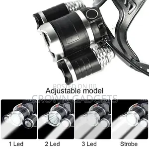 Waterproof Forehead Flashlight for Outdoor Camping