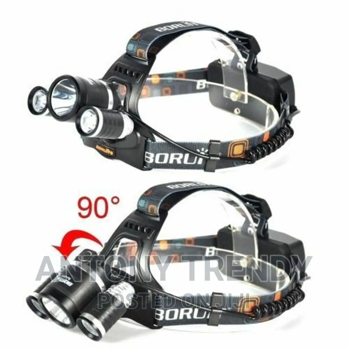 Waterproof Motion Sensor Head Lamp