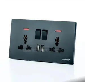 Golden/Silver USB Twin Sockets