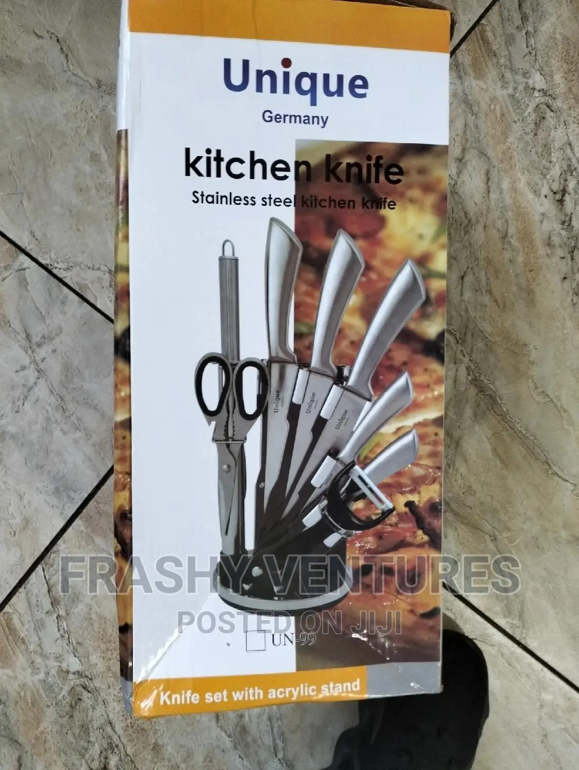 Stainless 9pcs Kitchen Knives