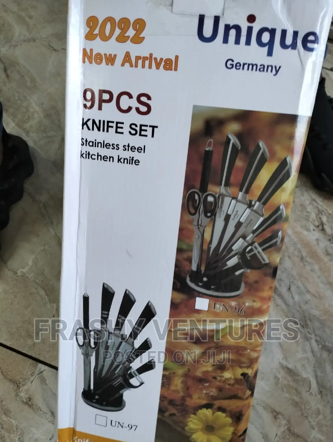 Unique 9pcs Kitchen Knives.