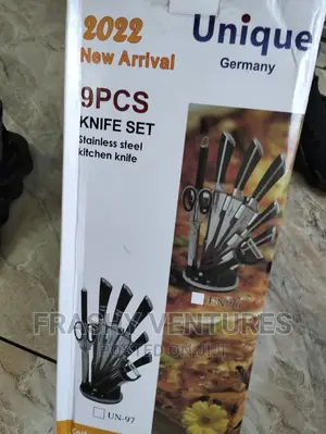 Unique 9pcs Kitchen Knives.