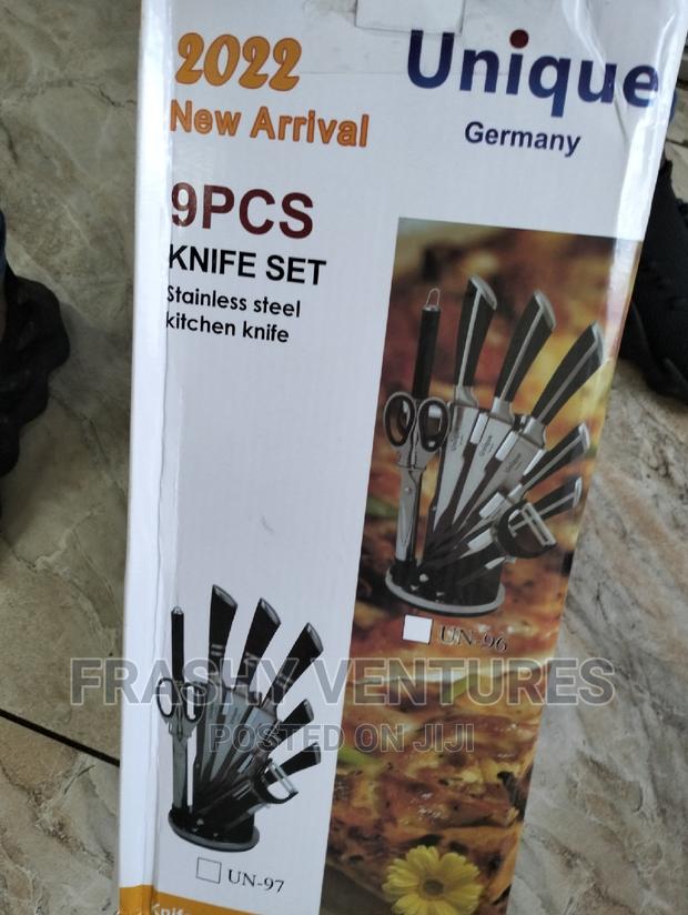 Unique 9pcs Kitchen Knives.