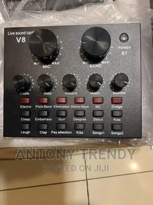 All-in-One Audio Interface DJ Mixer With Microphone