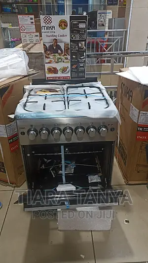 Mika Standing Cooker 3G + 1E Electric Oven Mst60pu31h1/Hc