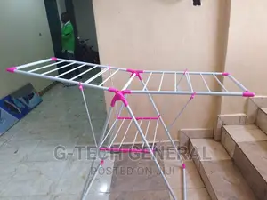 Portable Cloth Rack With Underneath Dryer