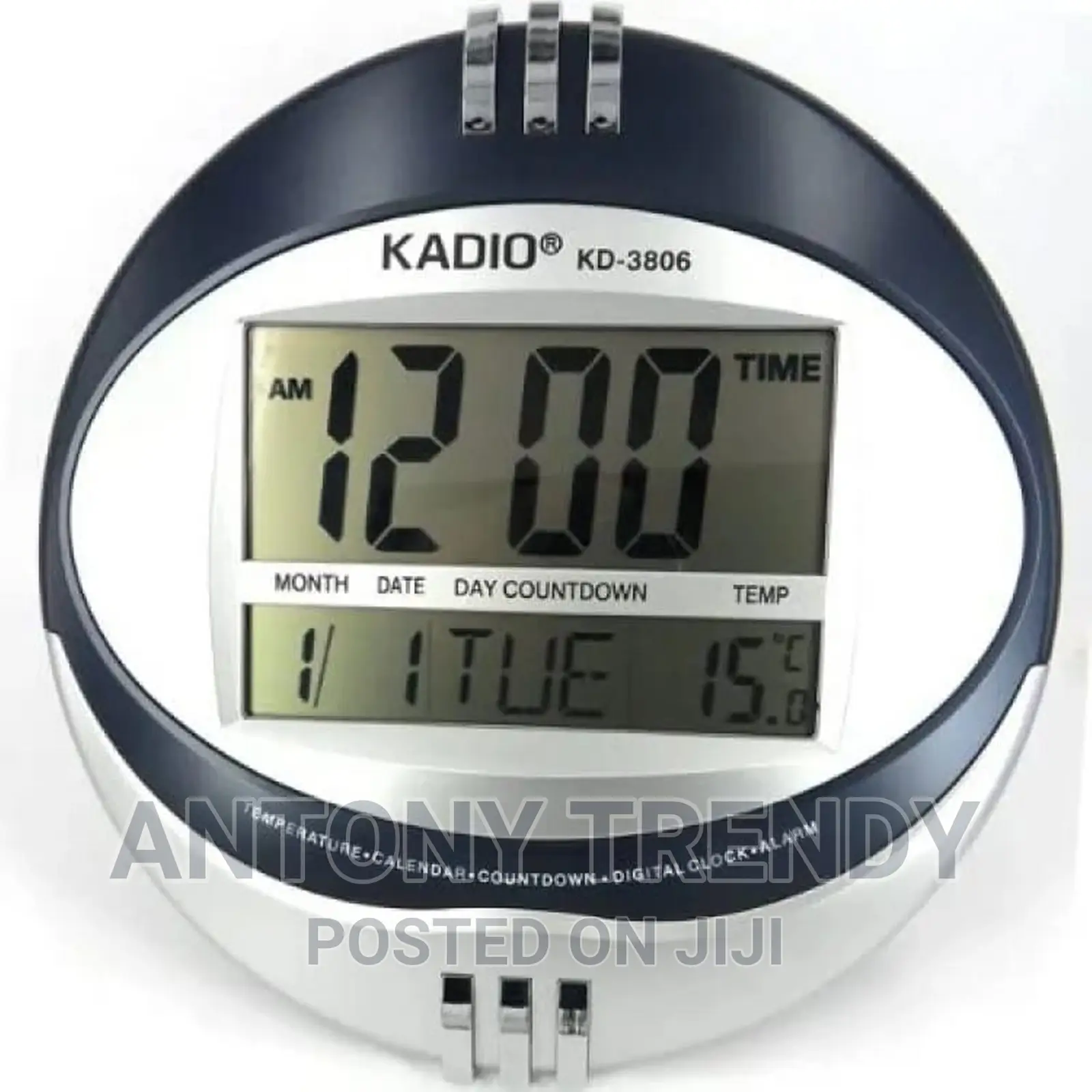 Alarm/Calendar/Temperature Display Clock