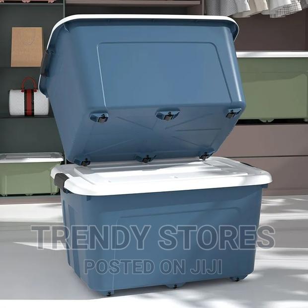 80L Storage Containers With Pulleys: