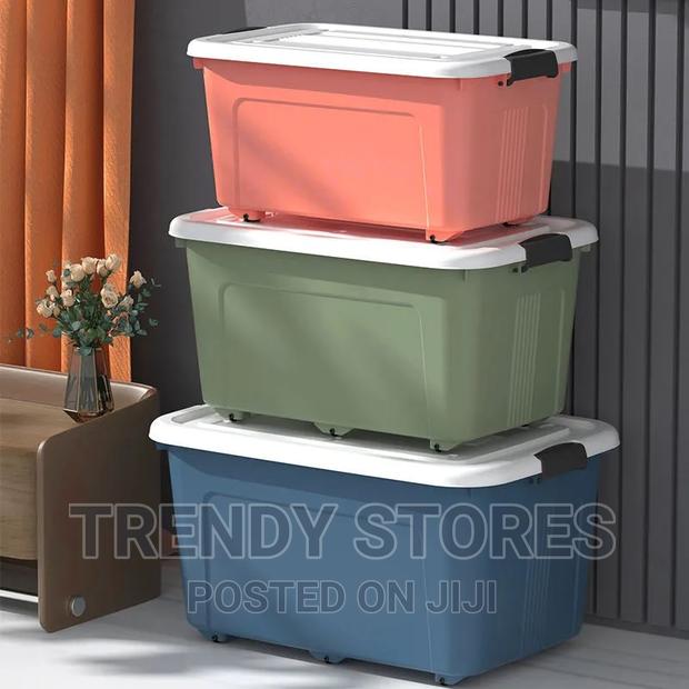 110L Storage Containers With Pulleys