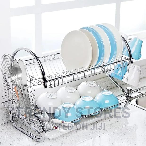 2 Tier Dish Drainer Rack - thumbnail 2