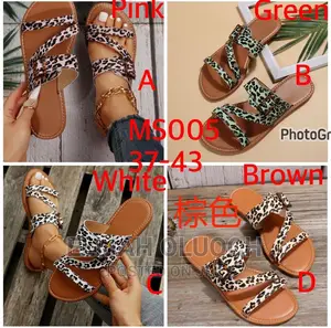 Ladies Animal Print Sandals