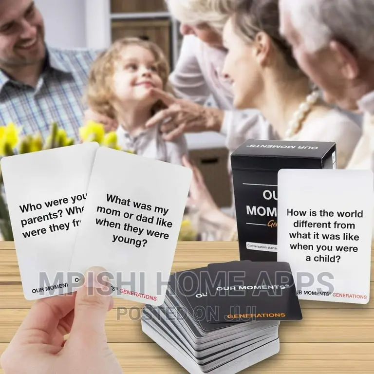 Our Moments Generation Card Game
