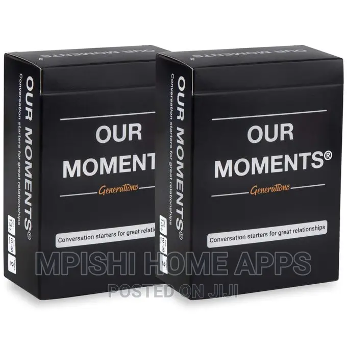 Our Moments Generation Card Game