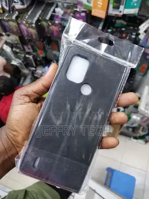 Pu Leather Flip Cover for Nokia C31 (Black)