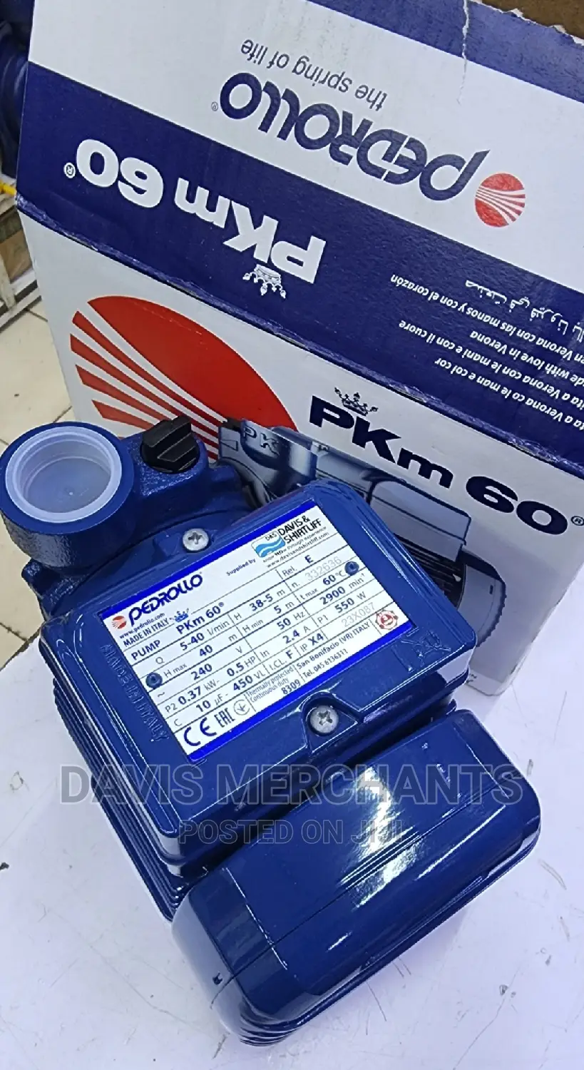 Pedrollo 0.5 HP Booster Pump
