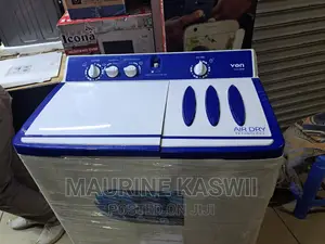 Von VALW-12MFW Twin Tub Washing Machine, White - 12 Kg