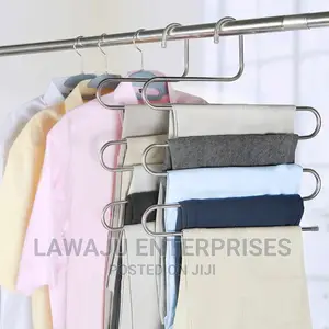 10pcs Heavy Stainless Steel Trouser Organizer