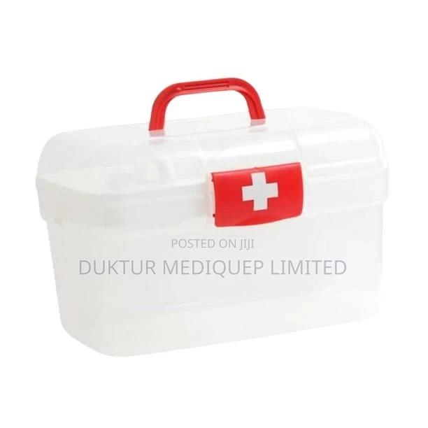 Transparent Plastic First Aid Box Size: 27*19*6cm - thumbnail 2
