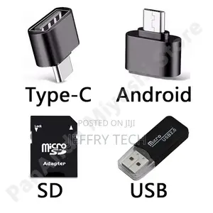 OTG Type-C Android USB SD Card Reader Adapter Set