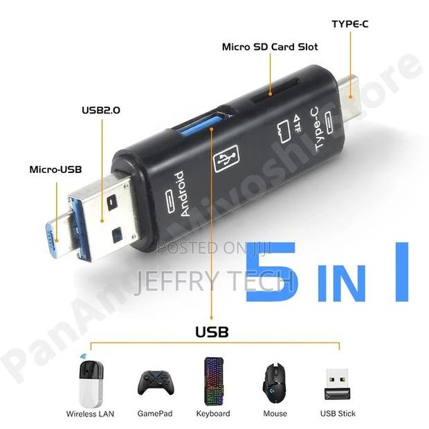 5 in 1 Multifunction OTG SD Memory Card Reader Adapter - main view