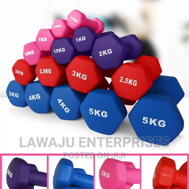 Vinyl Rubber Weightlifting Neoprene Aerobics Dumbbells