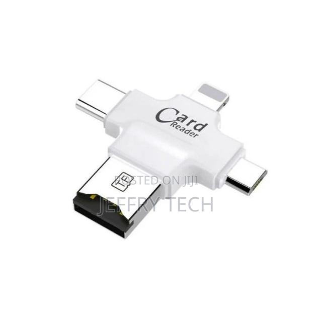 Multifunction 4-in-1 Muti-Card Reader for iPhone/Android Sd - thumbnail 3