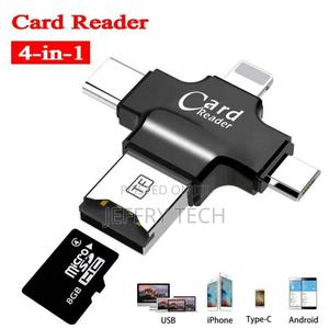 Multifunction 4-in-1 Muti-Card Reader for iPhone/Android Sd - thumbnail 2