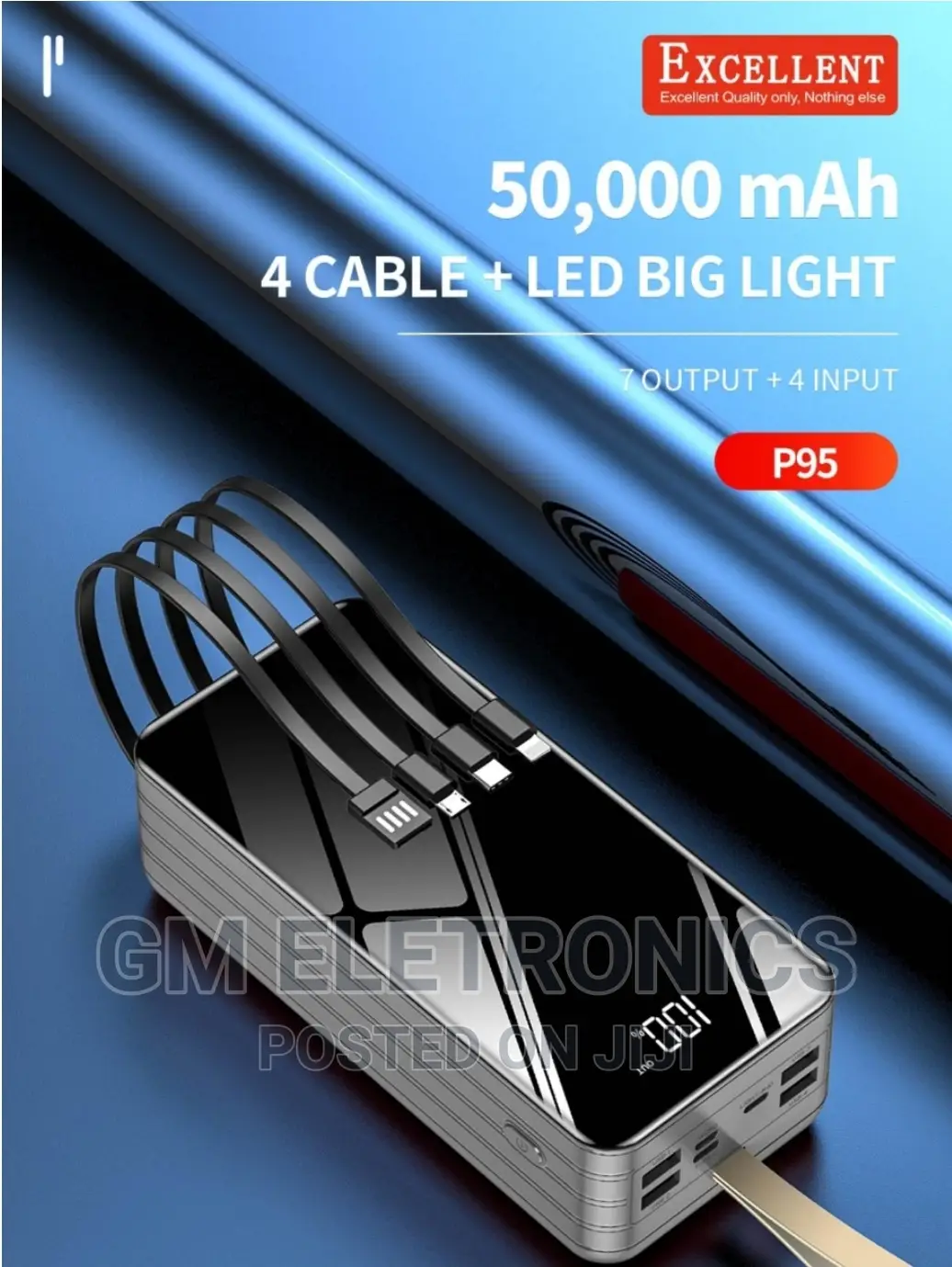 Excellent P95 (50000mah) Powerbank.