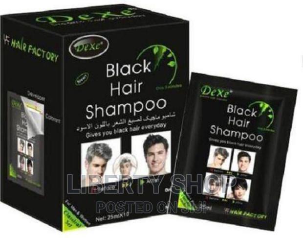 Packet of Dexe Black Hair Shampoo - main view