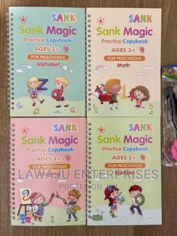 4in1 Sank Magic Practice Copy Books For Pre-schooler - main view